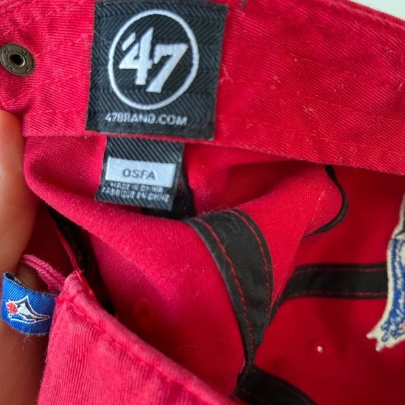 Red Women's Cap - Picture 5 of 6